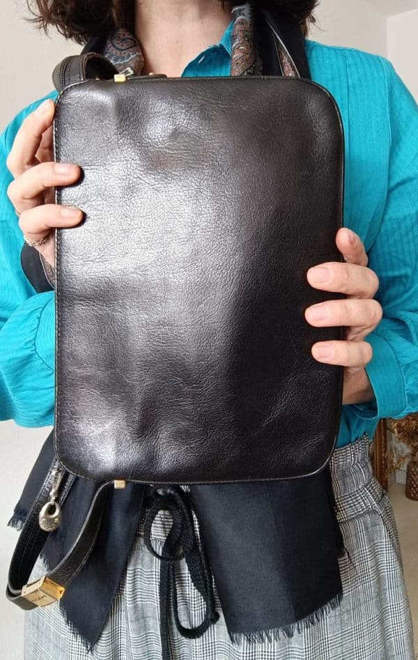 sac noir vintage