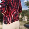 blouse rouge viscose