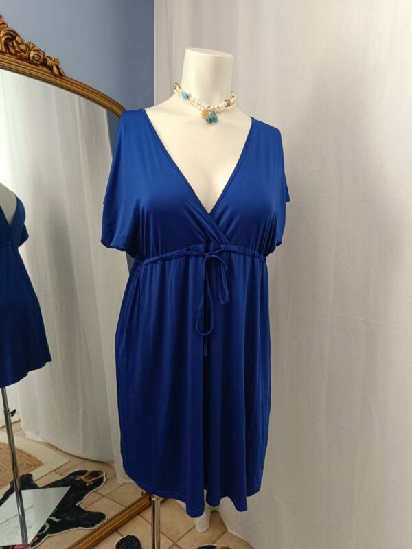 robe bleue grande taille