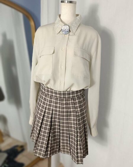 blouse fluide vintage