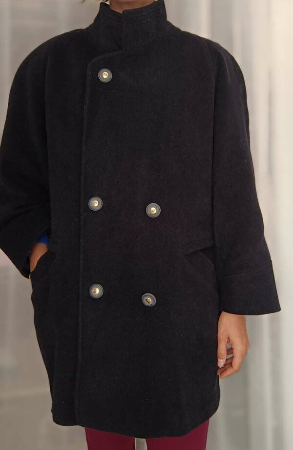 manteau laine et cachemire vintage