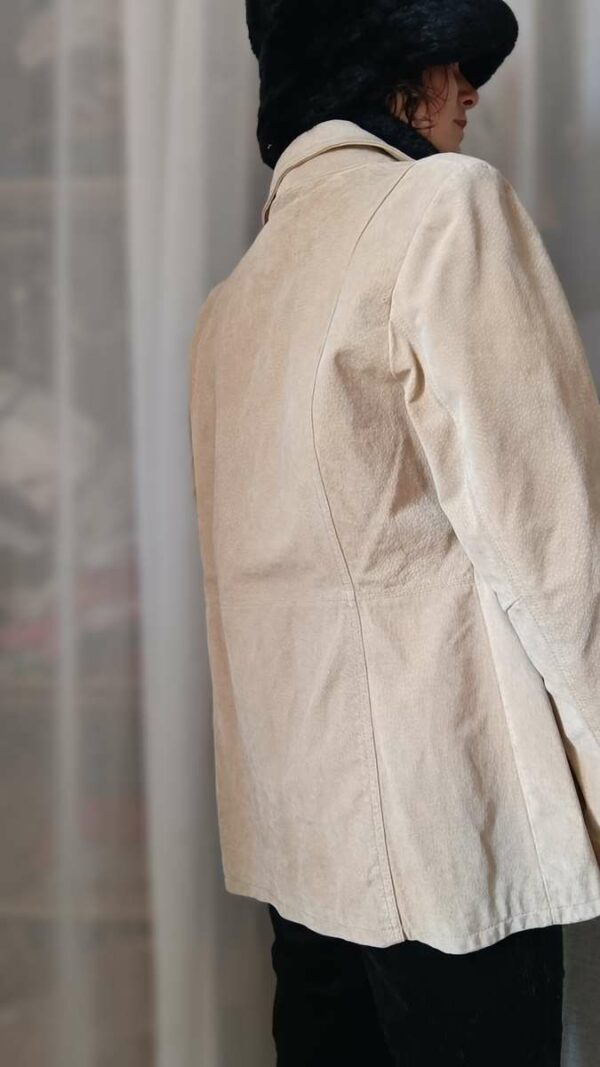 veste en cuir vintage