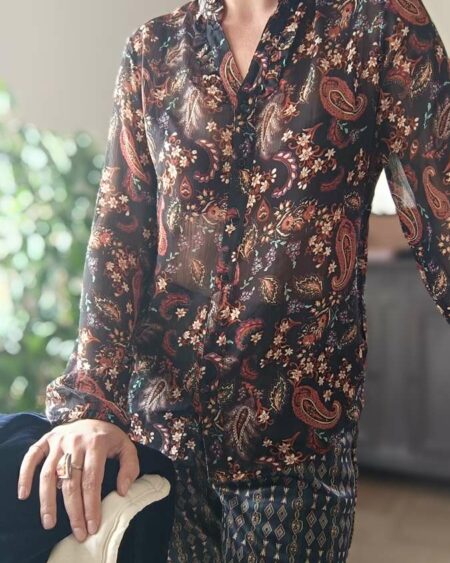 blouse à motifs