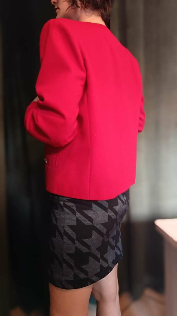 veste rouge vintage