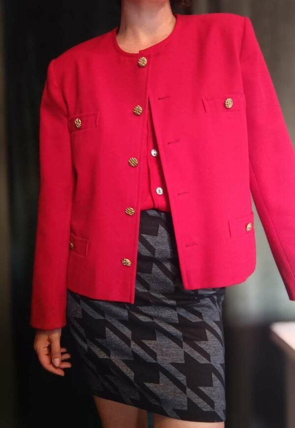 Veste rouge vintage