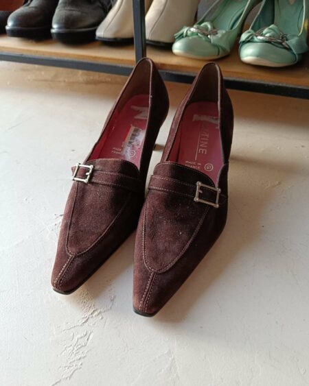 mocassins cuir marron