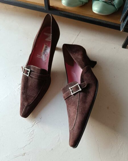 mocassins cuir marron