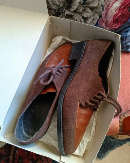 mocassins marron vintage