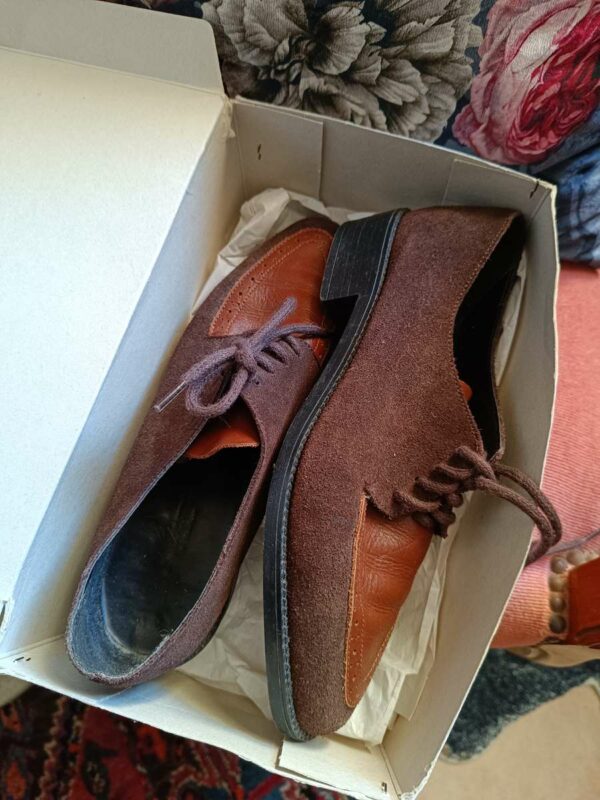 mocassins marron vintage