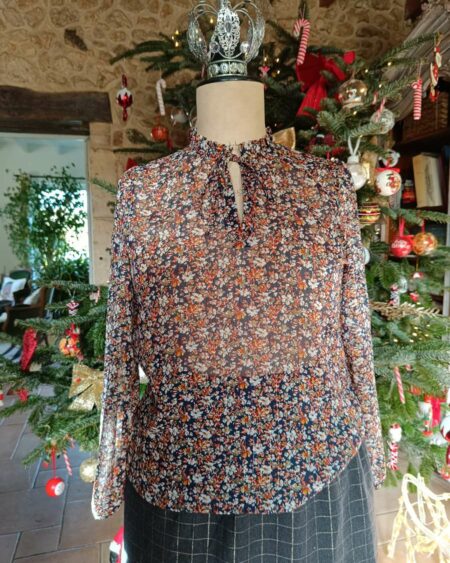 blouse fil lurex