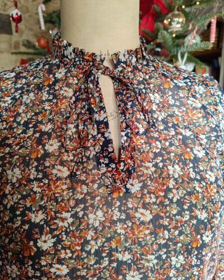 blouse fil lurex