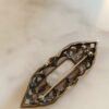 broche argent marcassites