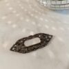 broche argent et marcassite