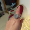 bague coeur argent