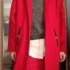 manteau rouge vintage