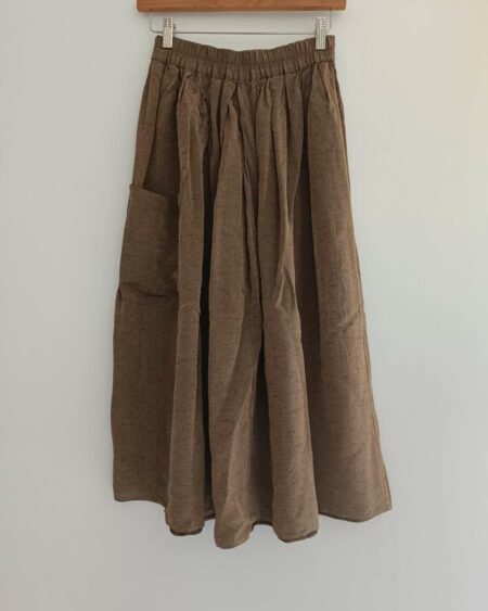 Jupe vintage taupe t40