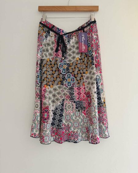 Jupe midi multicolore t 48