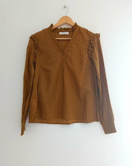 Blouse moutarde t34