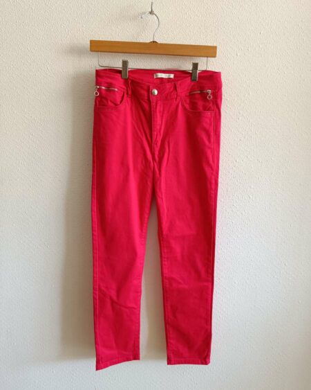 Pantalon rouge élasthanne T38