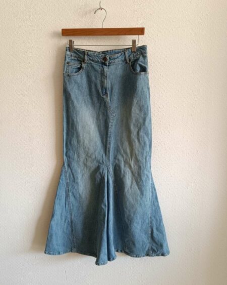 Jupe en jeans sirène t38