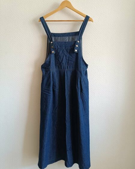 Robe salopette en jeans t42