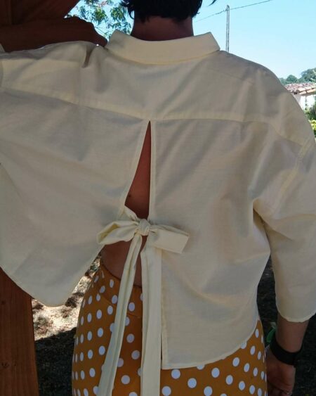 Chemise Psychofripes jaune t42