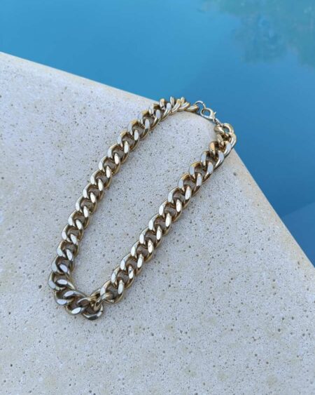 Collier vintage doré
