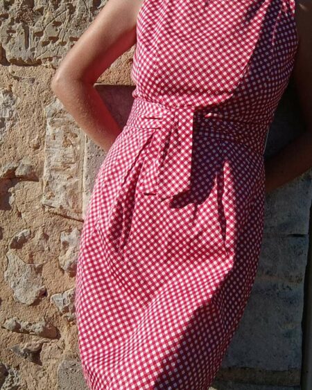 Robe à carreaux t40