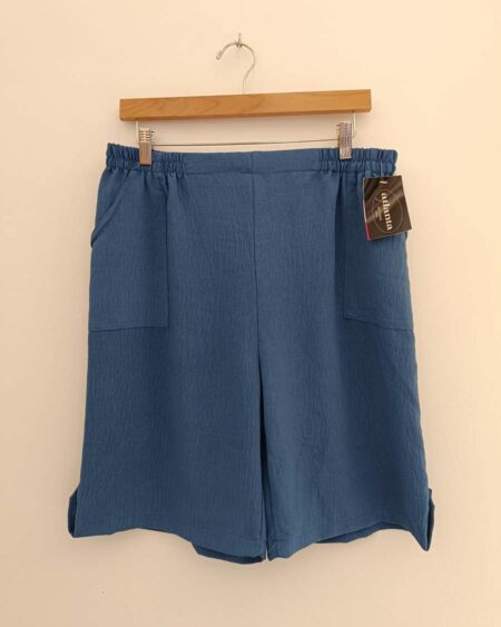 Short bleu fluide neuf t46