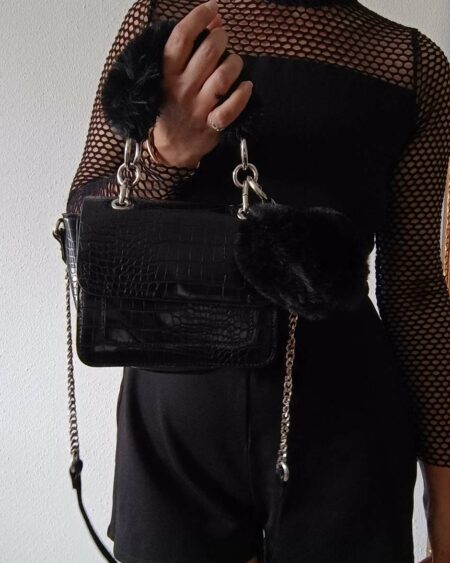 Sac simili et fausse fourrure