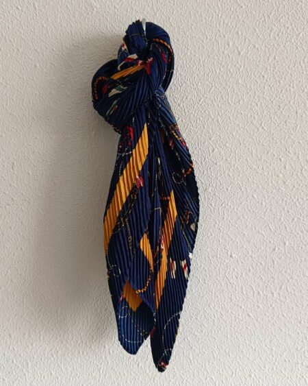 Foulard plissé