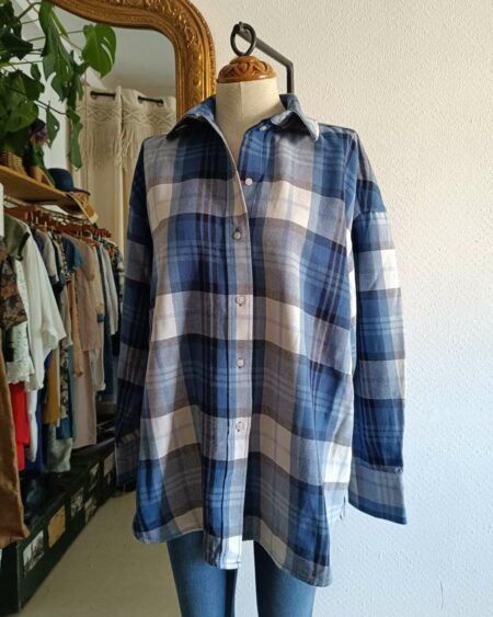 Surchemise oversize carreaux tXS 34/36/38