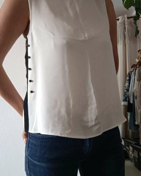 Top Zara bicolore t38