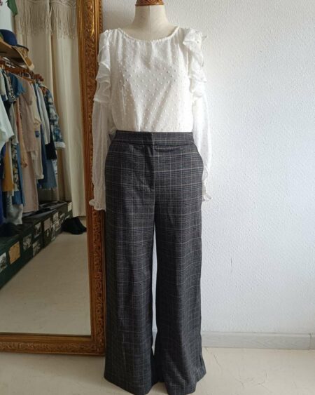 Pantalon jersey jambes larges confort t38/4