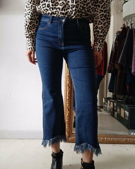 Jeans frangé t40