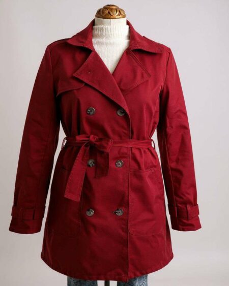 Trench bordeaux t40