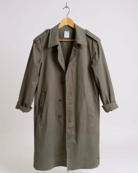 Trench long vintage militaire kaki t42/44