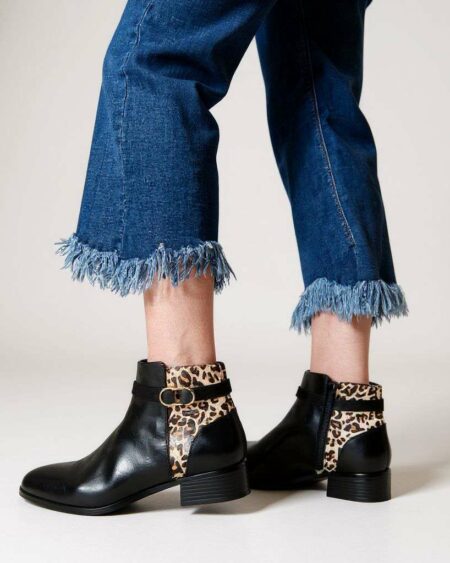 Bottines léopard et simili P40