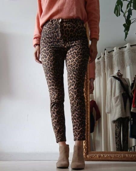 Pantalon léopard t40