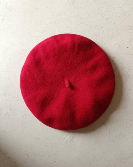 Béret rouge laine