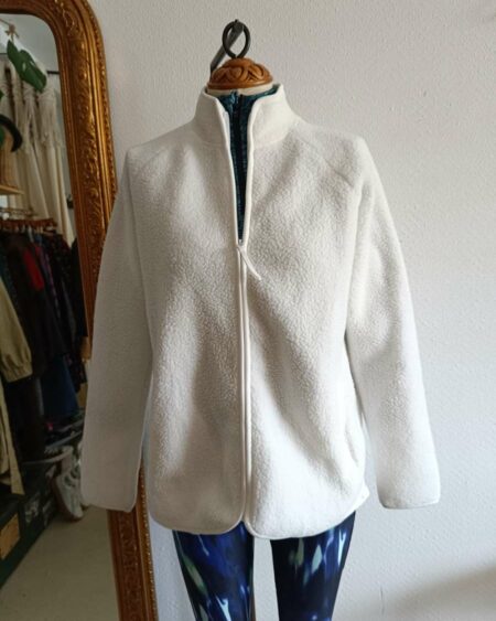 Polaire blanche t40