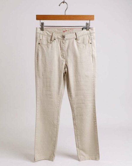 Pantalon beige droit t36