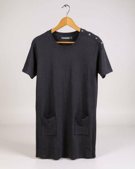 Robe noire Monoprix femme t38