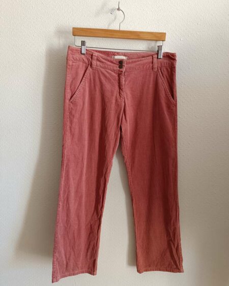 Pantalon en velours rose t42