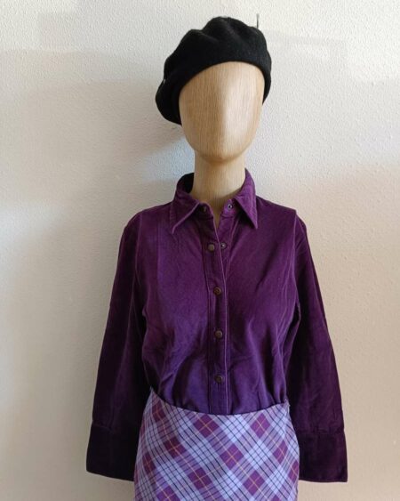 Chemise en velours t38/40