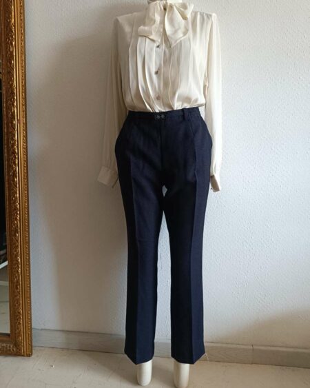 Pantalon chic bleu marine t36
