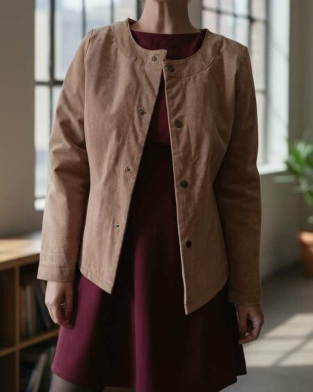 Veste cuir porc t42