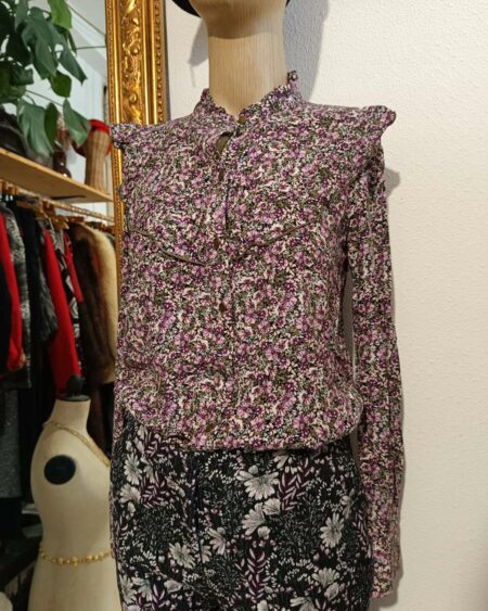 Chemisier fleuri t38