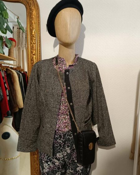 Pochette simili noir