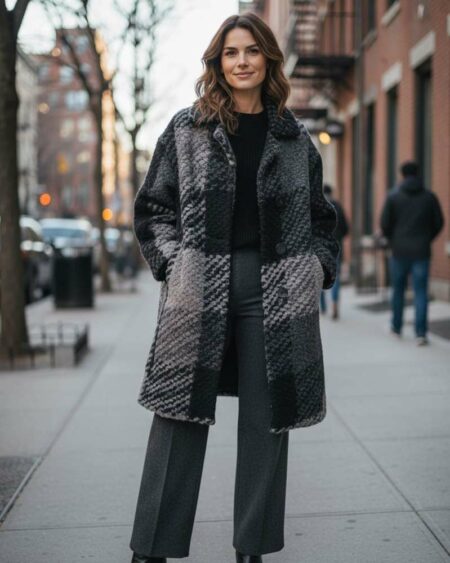 Manteau gris t40